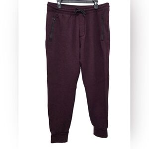 American Eagle Fleece Dark Plum Jogger Pants Mens  Active Loungewear Sz Large